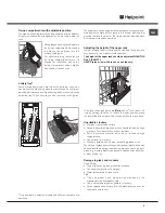 Preview for 9 page of Hotpoint FDFSM 31111Smart Tech Operating Instructions Manual