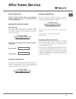 Preview for 15 page of Hotpoint FDFSM 31111Smart Tech Operating Instructions Manual