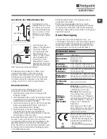 Preview for 51 page of Hotpoint FDG 8640 Instructions For Use Manual