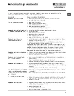 Preview for 71 page of Hotpoint FDG 8640 Instructions For Use Manual