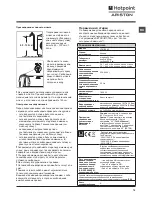 Preview for 75 page of Hotpoint FDG 8640 Instructions For Use Manual