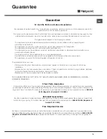 Предварительный просмотр 15 страницы Hotpoint FDIS 11210 AQUARIUS Operating Instructions Manual