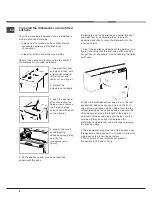 Предварительный просмотр 6 страницы Hotpoint FDW 70 Instruction Booklet