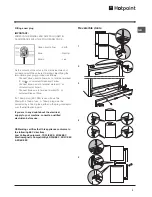 Предварительный просмотр 3 страницы Hotpoint FF175MG Operating Instructions Manual