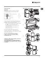 Предварительный просмотр 3 страницы Hotpoint FF187ALG Operating Instructions Manual