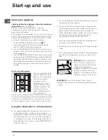 Предварительный просмотр 6 страницы Hotpoint FF200LA Operating Instructions Manual