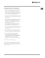 Preview for 7 page of Hotpoint FF200LA Operating Instructions Manual