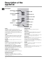 Preview for 4 page of Hotpoint FF46TP Operating Instructions Manual