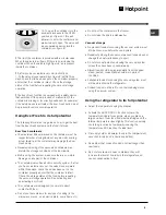 Preview for 9 page of Hotpoint FF46TP Operating Instructions Manual