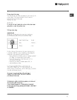 Предварительный просмотр 3 страницы Hotpoint FF4D SB Operating Instructions Manual