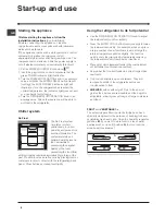 Предварительный просмотр 6 страницы Hotpoint FF4D SB Operating Instructions Manual