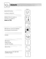 Предварительный просмотр 2 страницы Hotpoint FF50 Use And Care Manual