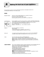 Предварительный просмотр 8 страницы Hotpoint FF50 Use And Care Manual