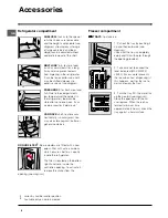 Предварительный просмотр 8 страницы Hotpoint FFA40X Instructions For Installation And Use Manual