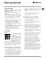 Preview for 9 page of Hotpoint FFA40X Instructions For Installation And Use Manual