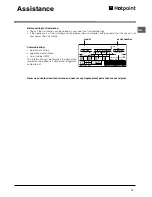 Preview for 13 page of Hotpoint FFA40X Instructions For Installation And Use Manual