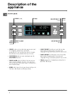 Preview for 4 page of Hotpoint FFA46W Operating Instructions Manual