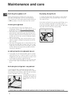 Preview for 8 page of Hotpoint FFA52 Series Operating Instructions Manual