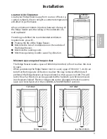 Preview for 3 page of Hotpoint FFA60 Instructions For Installation And Use Manual