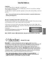 Preview for 13 page of Hotpoint FFA60 Instructions For Installation And Use Manual