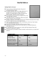 Preview for 14 page of Hotpoint FFA60 Instructions For Installation And Use Manual