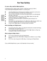 Предварительный просмотр 2 страницы Hotpoint FFA61 Instructions for  and use Instructions For Installation And Use Manual