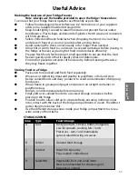 Предварительный просмотр 11 страницы Hotpoint FFA61 Instructions for  and use Instructions For Installation And Use Manual