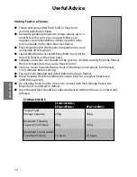 Предварительный просмотр 14 страницы Hotpoint FFA61 Instructions for  and use Instructions For Installation And Use Manual