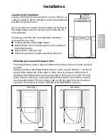 Предварительный просмотр 3 страницы Hotpoint FFA64 Instructions For Installation And Use Manual