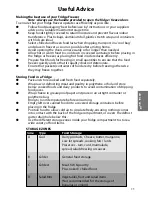 Предварительный просмотр 11 страницы Hotpoint FFA64 Instructions For Installation And Use Manual