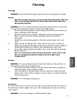 Предварительный просмотр 17 страницы Hotpoint FFA64 Instructions For Installation And Use Manual