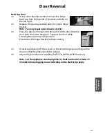 Предварительный просмотр 21 страницы Hotpoint FFA64 Instructions For Installation And Use Manual