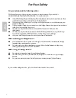 Предварительный просмотр 2 страницы Hotpoint FFA90 Instructions For Installation And Use Manual