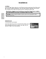 Preview for 4 page of Hotpoint ffa91 Instructions For Installation & Use