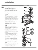 Предварительный просмотр 2 страницы Hotpoint FFB6200AX Operating Instructions Manual