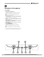 Предварительный просмотр 3 страницы Hotpoint FFFL xxxx x O3 Operating Instructions Manual