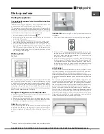 Предварительный просмотр 7 страницы Hotpoint FFFL xxxx x O3 Operating Instructions Manual