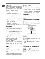 Предварительный просмотр 6 страницы Hotpoint FFFL1810GO3UK Operating Instructions Manual