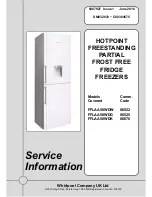 Hotpoint FFLAA58WDG Service Information preview