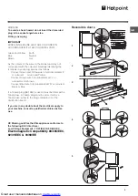 Предварительный просмотр 3 страницы Hotpoint FFP187BG Operating Instructions Manual