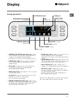 Предварительный просмотр 9 страницы Hotpoint FFQ48 Instructions For Installation And Use Manual