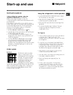 Preview for 7 page of Hotpoint FFQ50P Operating Instructions Manual