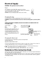 Предварительный просмотр 2 страницы Hotpoint FFU00 User Instructions