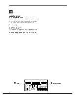 Предварительный просмотр 2 страницы Hotpoint FFU4DG X MTZ Operating Instructions Manual