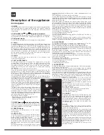 Preview for 3 page of Hotpoint FFU4DG X MTZ Operating Instructions Manual