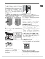 Предварительный просмотр 7 страницы Hotpoint FFU4DG X MTZ Operating Instructions Manual