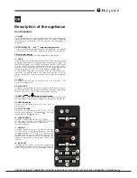 Предварительный просмотр 3 страницы Hotpoint FFUG 18xx x O3 Operating Instructions Manual