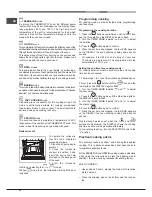 Предварительный просмотр 22 страницы Hotpoint FH 89 P /HA Operating Instructions Manual