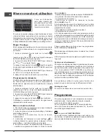 Предварительный просмотр 30 страницы Hotpoint FH 89 P /HA Operating Instructions Manual