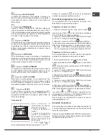 Предварительный просмотр 31 страницы Hotpoint FH 89 P /HA Operating Instructions Manual